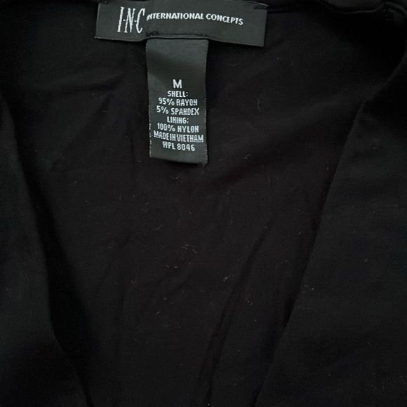 INC size, medium, black and pink tank top - Picture 2 of 7